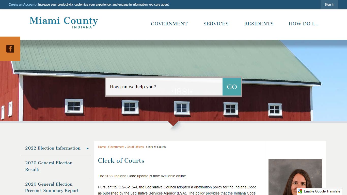 Clerk of Courts | Miami County, IN